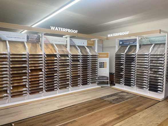waterproof flooring display